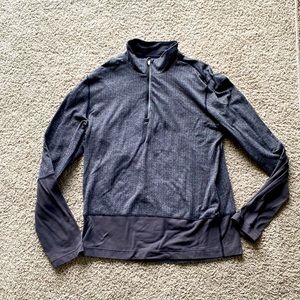 Men’s Lululemon herringbone 3/4 zip.